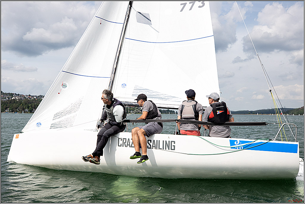 J70 - WOODLAND, 12.06.2021 Segelboot; Segeln; Woodland; Spinnaker; J70; Sorpesee; Sauerland